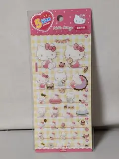 ♥ハローキティ♥ ♡ぷっくりシール♡5サイズステッカー 立体シール【韓国限定】