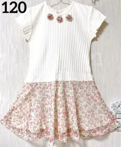 LiSi deux リーシードゥ 花柄チュールワンピース フォーマルドレス可愛い