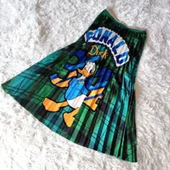 美品！　ディズニー コラボ　ロング プリーツ スカート　ELF SACK　緑のサムネイル