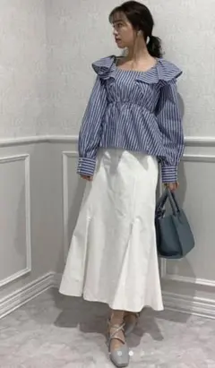 dazzlin(ダズリン) 2wayフリルペプラムブラウスのサムネイル