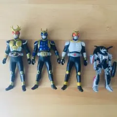 仮面ライダー　ソフビ フィギュア 3体 オートバジン　1体　計4体セット