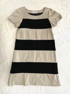 Anatelier アナトリエ ボーダー レース ワンピース　サイズ36 日本製