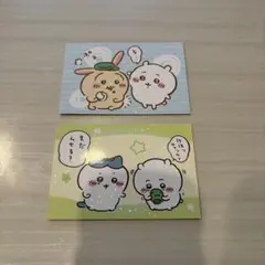 ちいかわ　ハチワレ　うさぎ　イラストカードセット