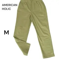 AMERICAN HOLIC 美COOL テーパードカジュアルパンツM 接触冷感のサムネイル