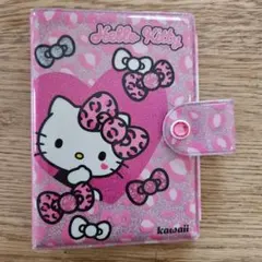 シール帳 キティ ヒョウ柄　シールバインダー