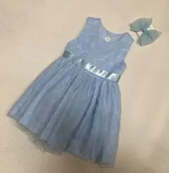 ⭐︎発表会　記念日⭐︎ ドレス（110）とヘアアクセサリーのセット