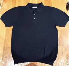 f*t様 ニットポロ L ネイビー URBAN RESEARCH DOORS