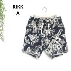 リッカ　RIKKA メンズハーフパンツ　総柄　大人カジュアル