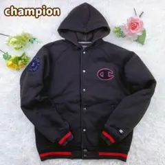★激レア★champion ブルゾン 刺繍ロゴ バックロゴ キルティング