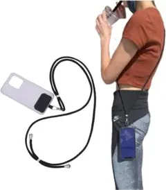 スマホショルダー【旅行・育児に必須のアイテム】スマホストラップ 斜めがけ 携帯ス