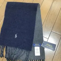 ウールマフラー　　ラルフローレン　　新品　　イタリア製
