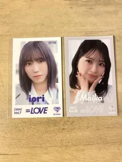 イコラブ　佐々木舞香　野口衣織　ミニフォト