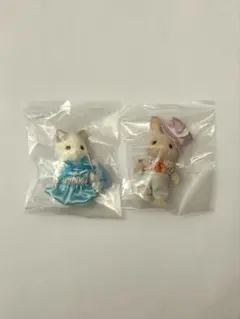 シルバニア　どきどきフレンズ　ティータイム　みるくウサギ　ラテネコ