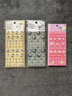 サンリオ キティちゃん ウサハナ タイルシール カットピースシール