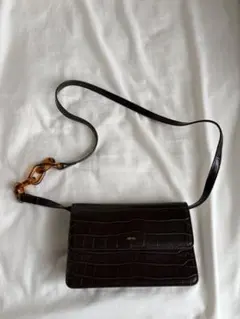 JW PEIクロコダイル風ショルダーバッグ