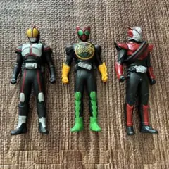 仮面ライダー ソフビ フィギュア 3体セット