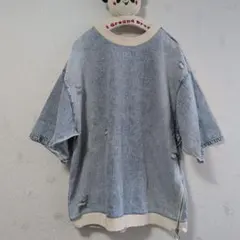 ザラ　大人気　デニムトップス