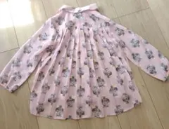 H&M 長袖シャツ 100 110　シースルー　　　ブラウス　長袖　オシャレ