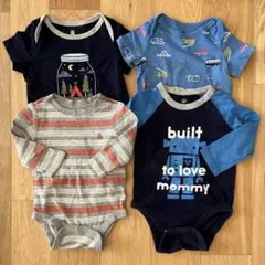 【中古品】gap ロンパース 4点セット　男の子