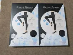 【新品】BELLE SERIES 着圧レギンスクールタイプLブラック2本セット