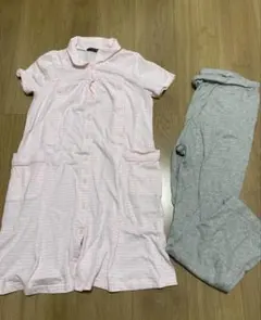 WORLD PLANET ピンクストライプ パジャマセット　マタニティ　M