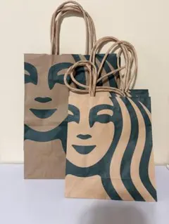スタバ　スターバックス　紙袋　ショッパー ５枚のサムネイル