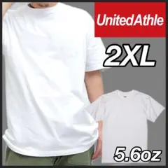 ユナイテッドアスレ 新品未使用 5.6oz 無地 半袖Tシャツ ホワイト 2XL