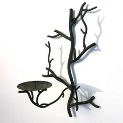 アンティーク アイアン 壁掛け キャンドルスタンド