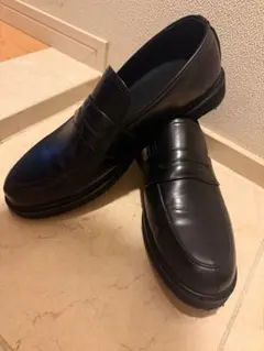 メンズ ローファー ブラック