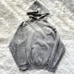 90s ラッセルアスレチック　グレー フード付きパーカー M ヴィンテージ古着