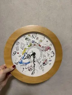 アリス　掛け時計　アフタヌーンティーコラボ