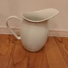 ホーロー ジャグ 缶 ガーデン インテリア アンティーク ビンテージ 昭和レトロ ホーロージャグ - アンティークとテディベアの店 Parade（パラード）