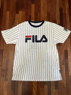 FILA ストライプ Tシャツ Lサイズ