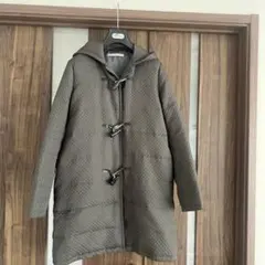 美品　セオリーリュクス ☆キルティングダウンコート38カーキ9.8万