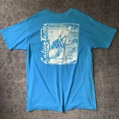 USA製 90's Hanes ヘインズ サーフ Tシャツ ターコイズ 希少古着
