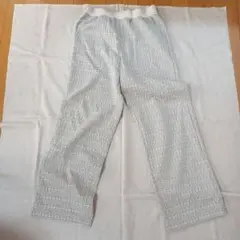 niko and…　ニコアンド　柄　ニットパンツ