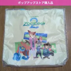 ☆未開封☆ズートピア2 トートバッグ ポップアップストア ニック ジュディ