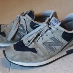 ニューバランス 996 スニーカー グレー スエード メッシュ