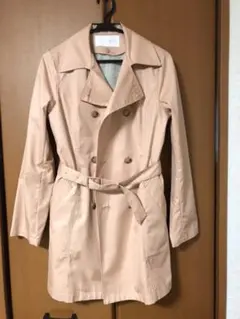 OZOC　ライナー付きトレンチコート サーモンピンク
