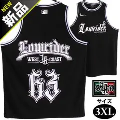 バスケットボールシャツ LOWRIDER 63 ウエストコースト チカーノ黒3X