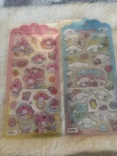 ＊*＊様 ドロップジェリーシール　マイメロディ・シナモロール 2枚セット　サンリ