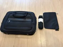 サムソナイト　ブラックビジネスバッグ ショルダーストラップ付き　新品未使用