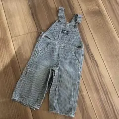 OshKosh ストライプオーバーオール 9M