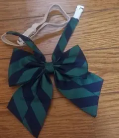 制服　リボン　グリーン系　コスプレ