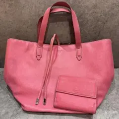 【ケイトスペード】ピンク レザートートバッグ 財布 セット売り