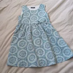 BeBe ノースリーブワンピース 120cm ブルー系