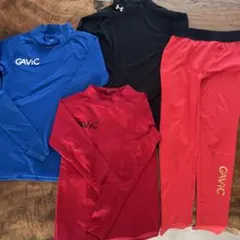 GAViC アンダーアーマー長袖インナー 4点セット 130-150