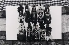 【現品】ネイルチップ 量産型 地雷 ゴテゴテ 猫 リボン キラキラ