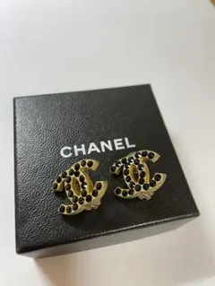 CHANEL ゴールド CCロゴ イヤリング