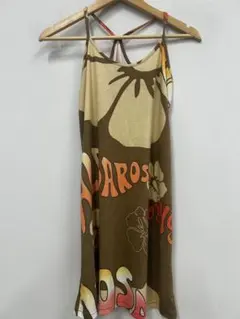 アルバローザキャミソールワンピース 花柄 ブラウン